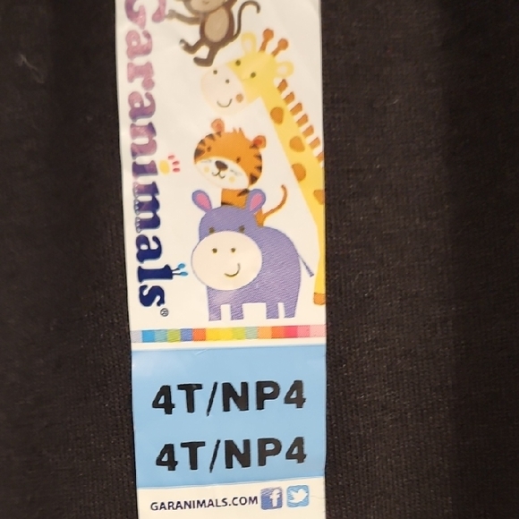 Garanimals Black and White Sweatpants for Everyday Comfort - Picture 2 of 6